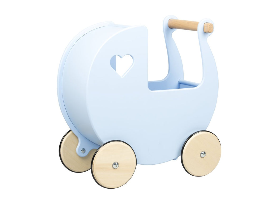 Moover Classic - Traditioneller Puppenwagen (Kinderwagen) - Hellblau
