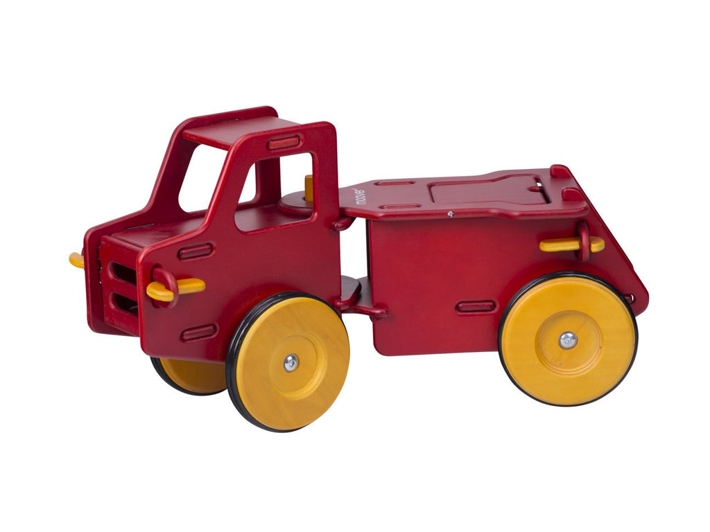 Moover Classic - Junior Truck Rutscher aus Holz - rot
